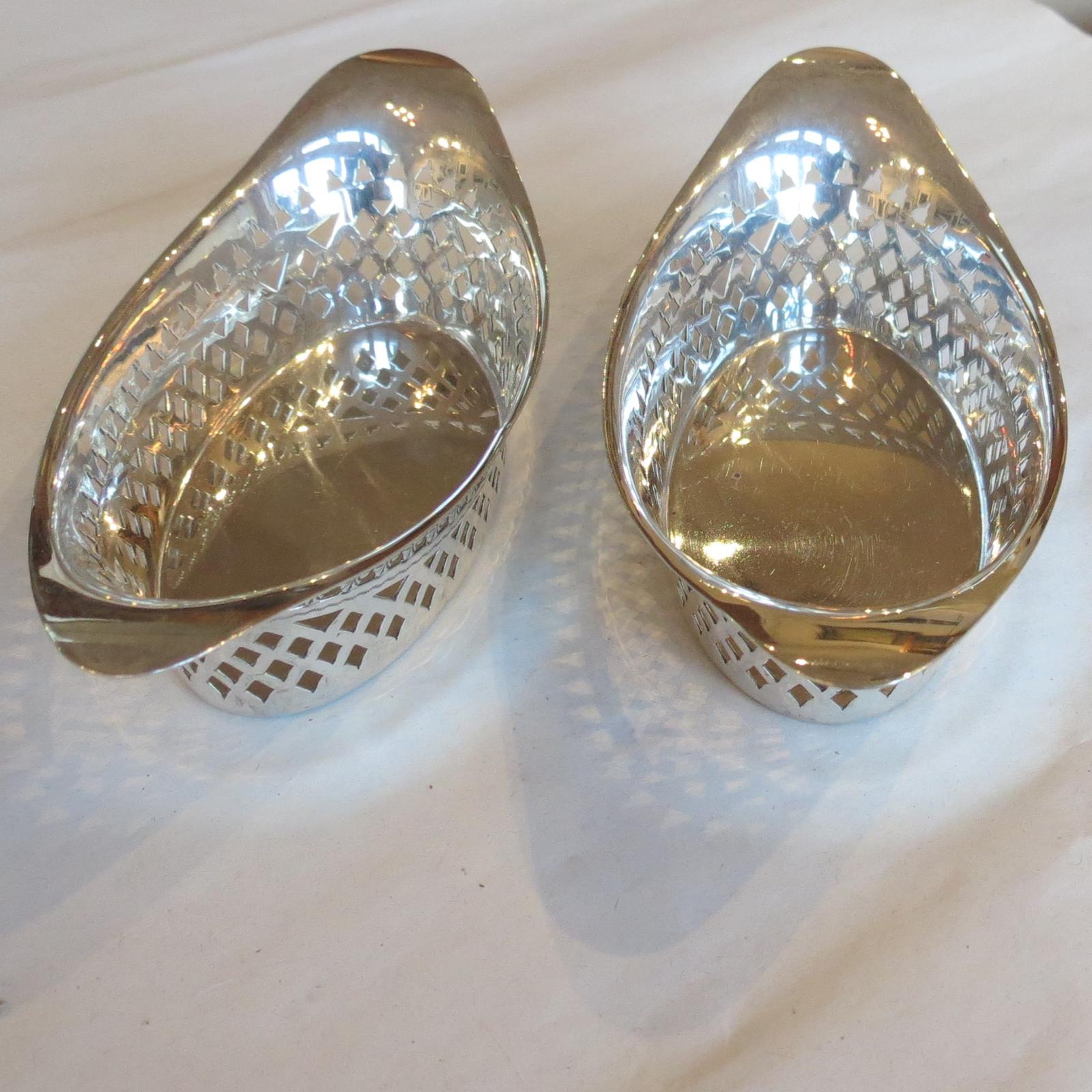 Pair of Victorian Silver Bonbon Dishes (1 of 5) Pair of Victorian Silver Bonbon Dishes (1 of 5)