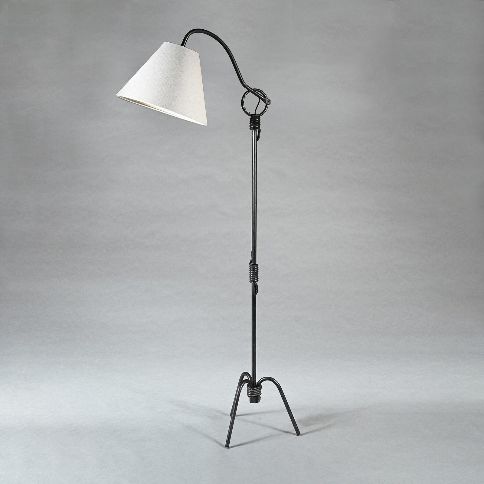 Jean Royère Adjustable Iron Floor Lamp 1940 (1 of 7)