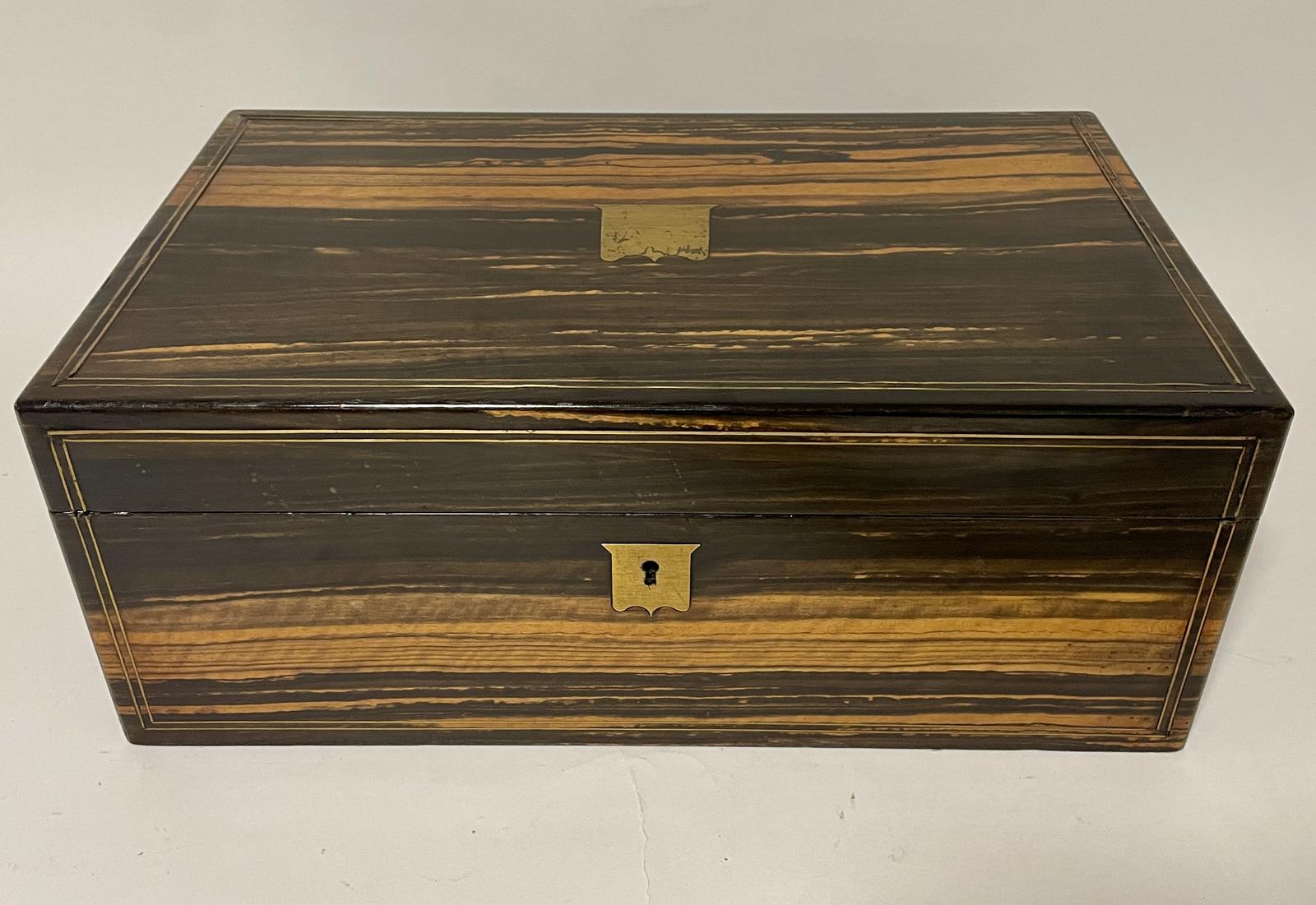 Victorian Coromandel Writing Slope (1 of 20) Victorian Coromandel Writing Slope (1 of 20)