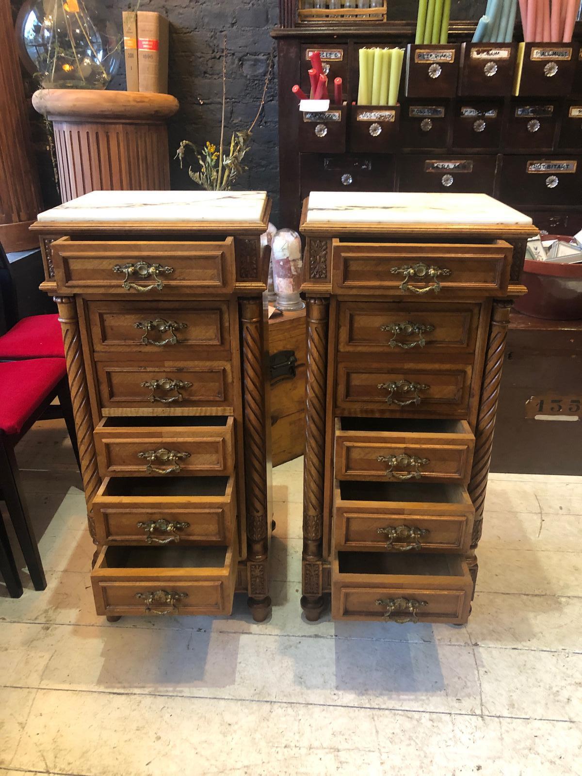 Pair of French Bedside Tables (1 of 7) Pair of French Bedside Tables (1 of 7)