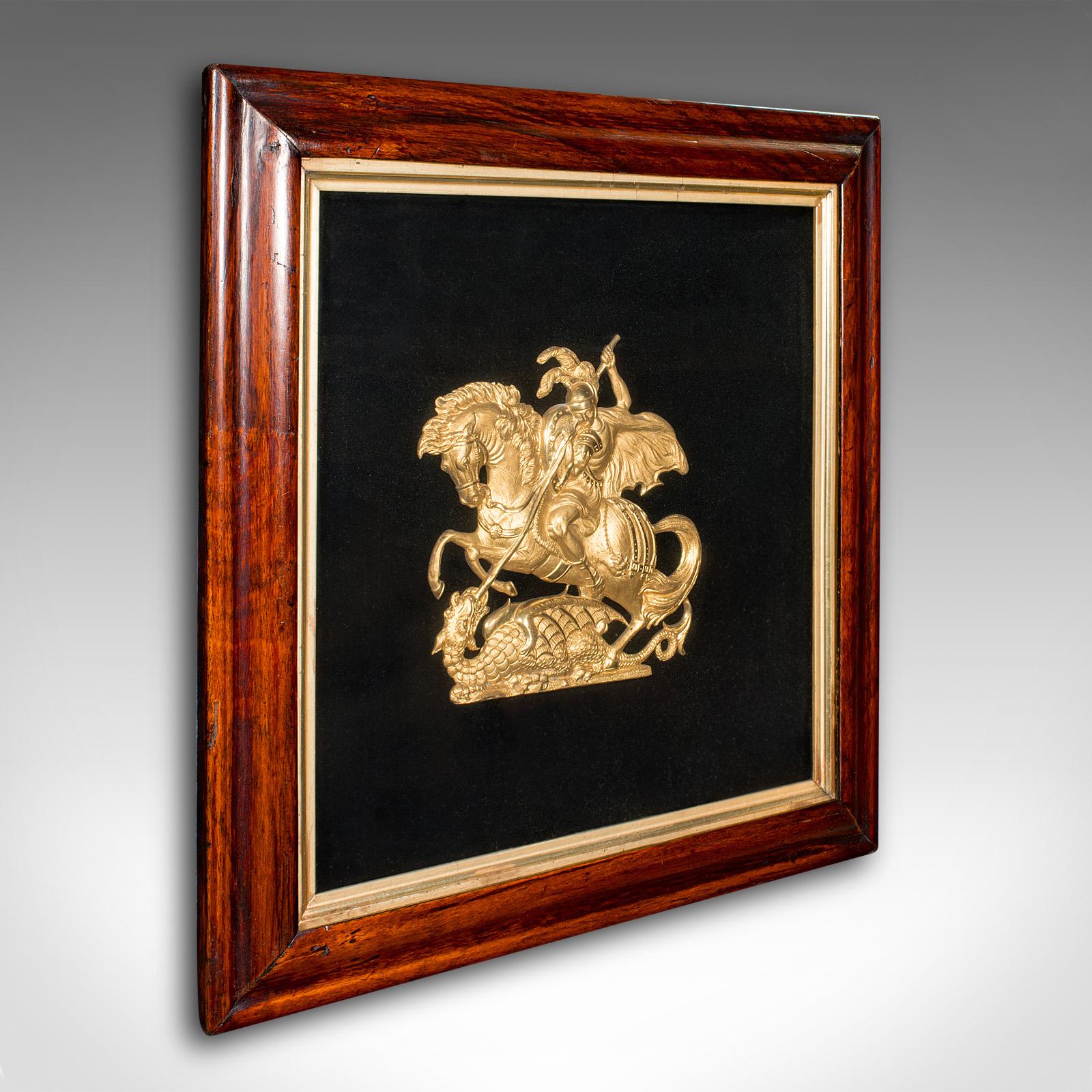 Antique George & The Dragon Display Plaque, English, Decorative Relief, Regency (1 of 9) Antique George & The Dragon Display Plaque, English, Decorative Relief, Regency (1 of 9)