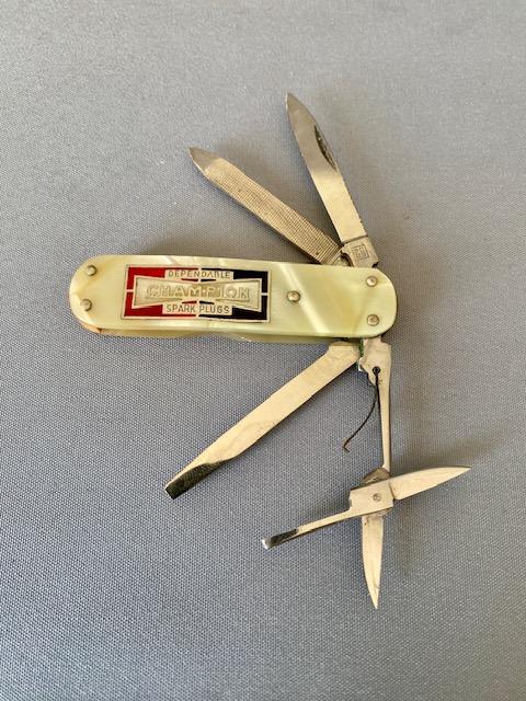 1930s Champion Spark Plugs Advertising Pocket Multi Tool (1 of 6)