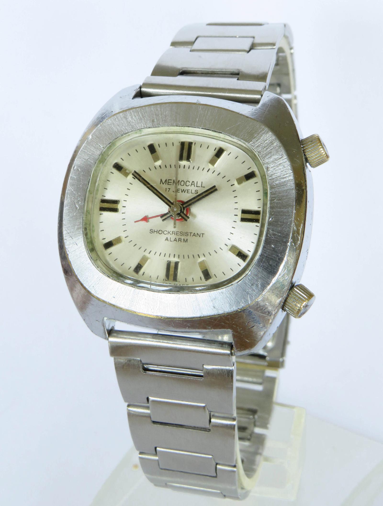 Watch : Gents 1970s Memocall Wrist Watch (1 of 5)