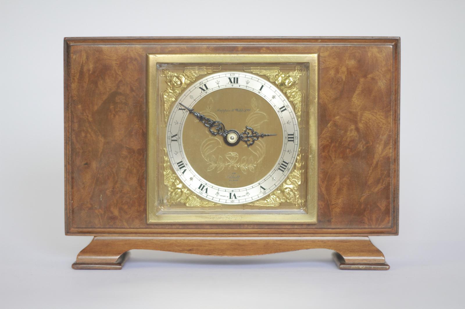 Walnut Mantel Clock Mappin & Webb (1 of 6)