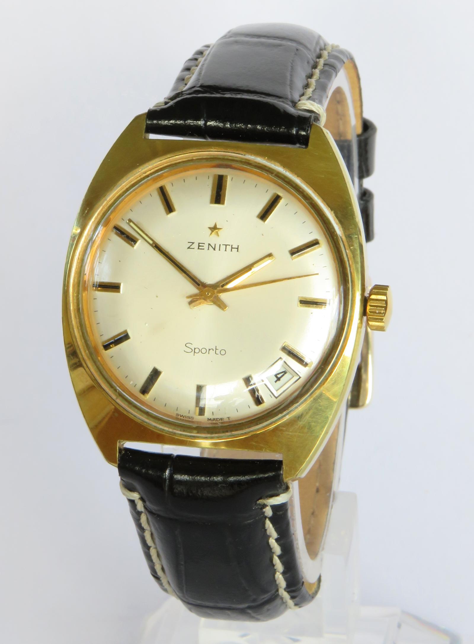 Watch: Gents 1970s Zenith Sporto Wrist Watch (1 of 5)