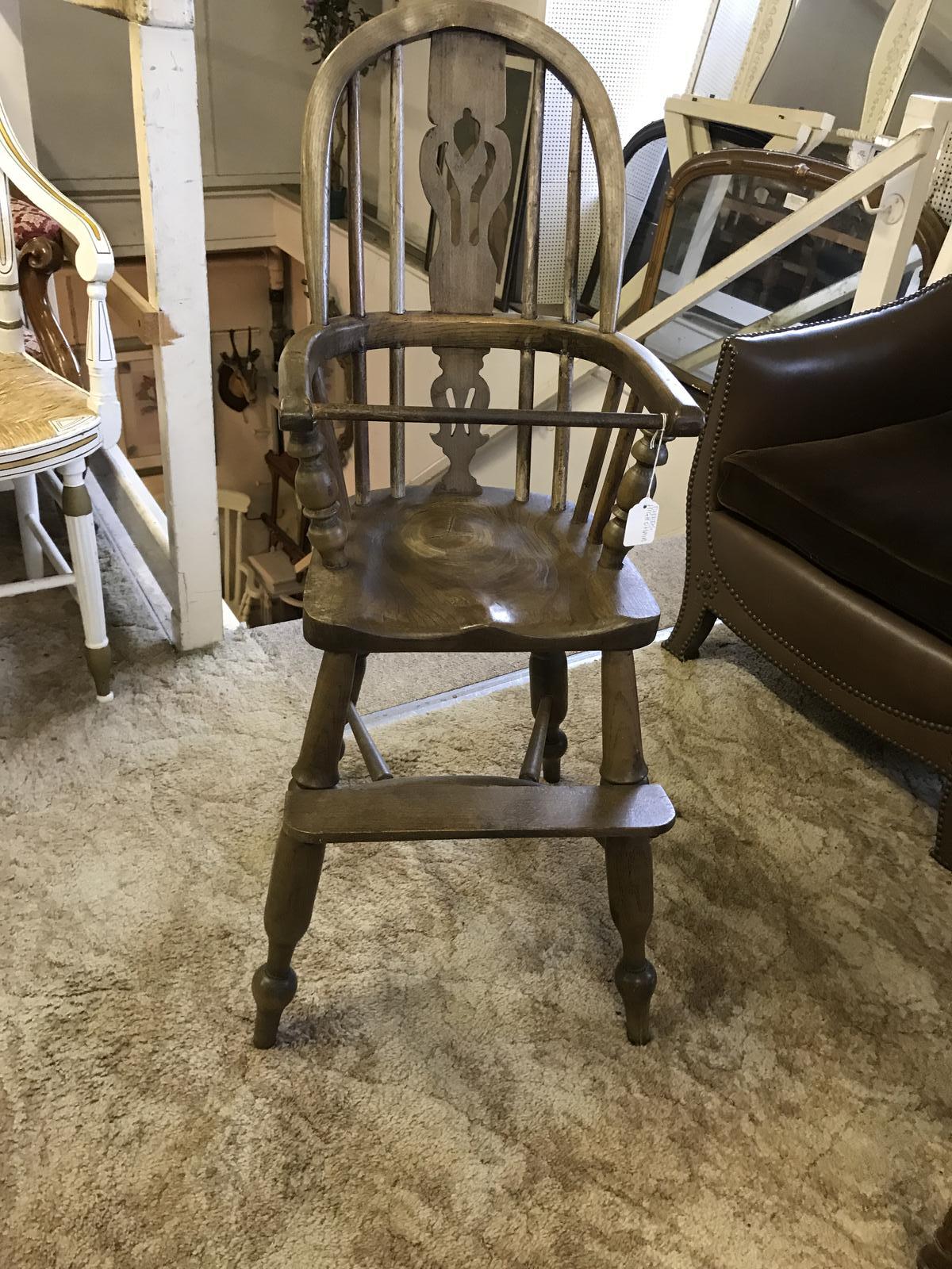 Child’s Elm High Chair (1 of 1)