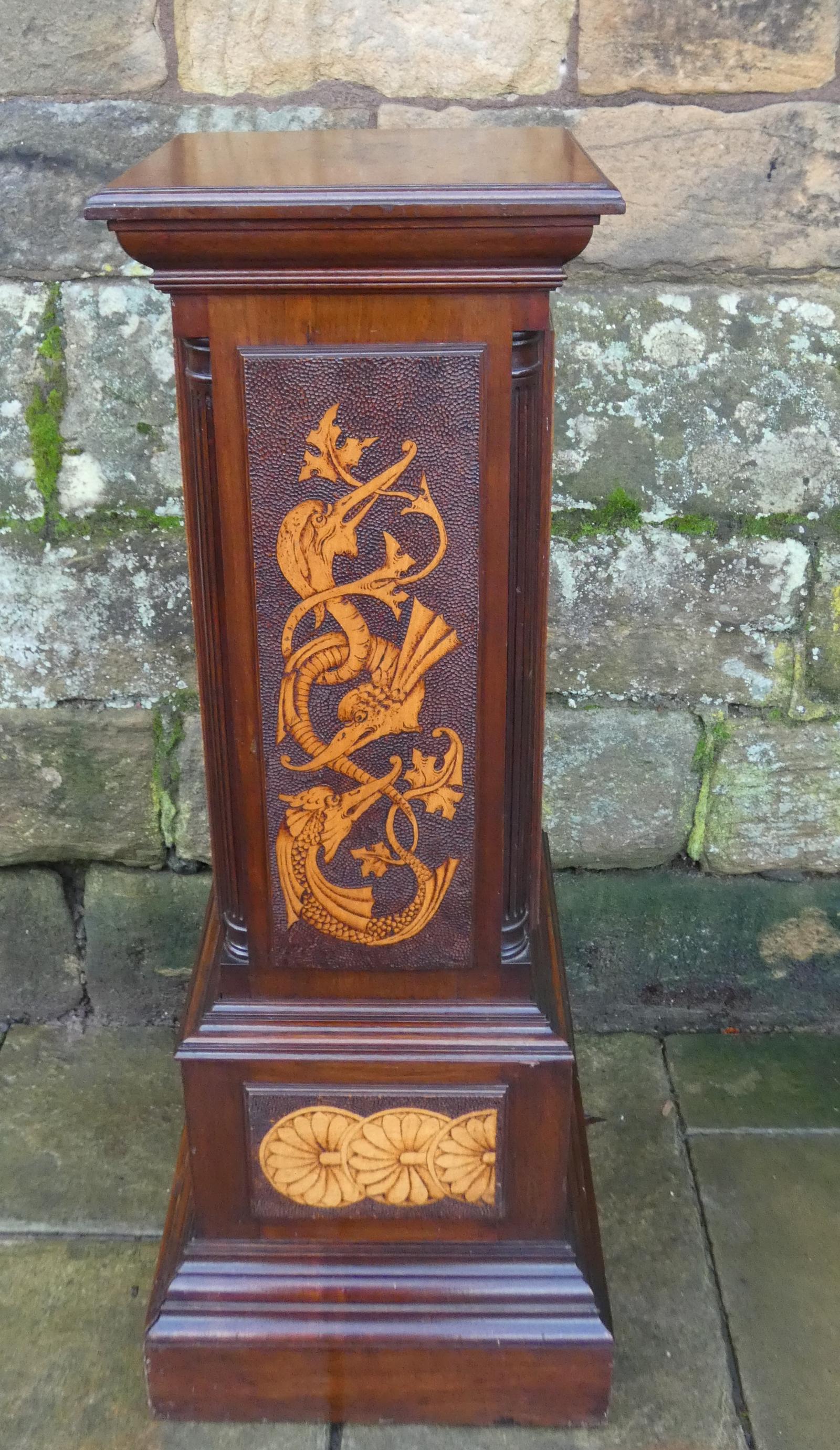 Mahogany Pedestal / Column c.1900 (1 of 8)