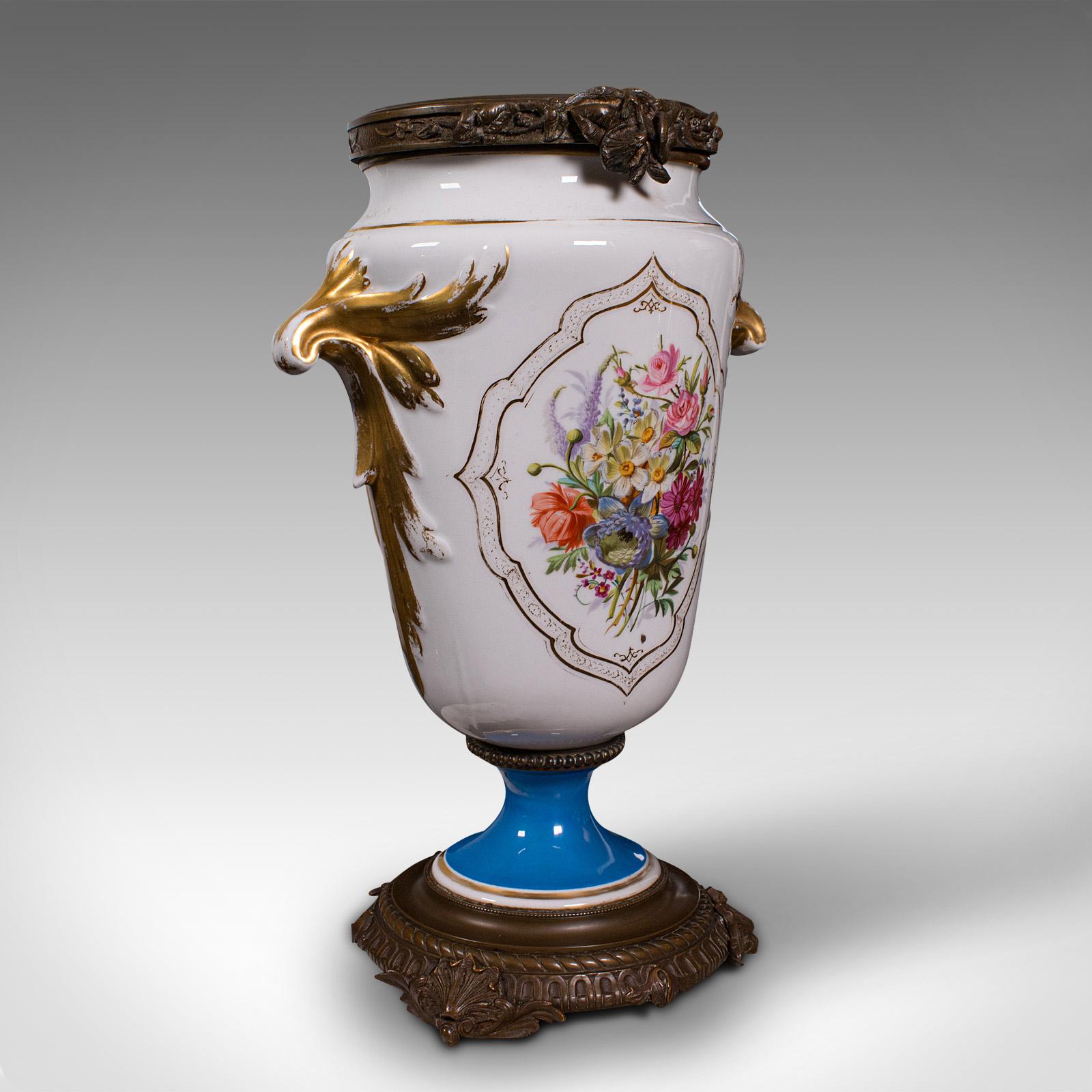 Antique Decorative Jardiniere, French, Ceramic, Display Planter, Vase, Victorian (1 of 12)