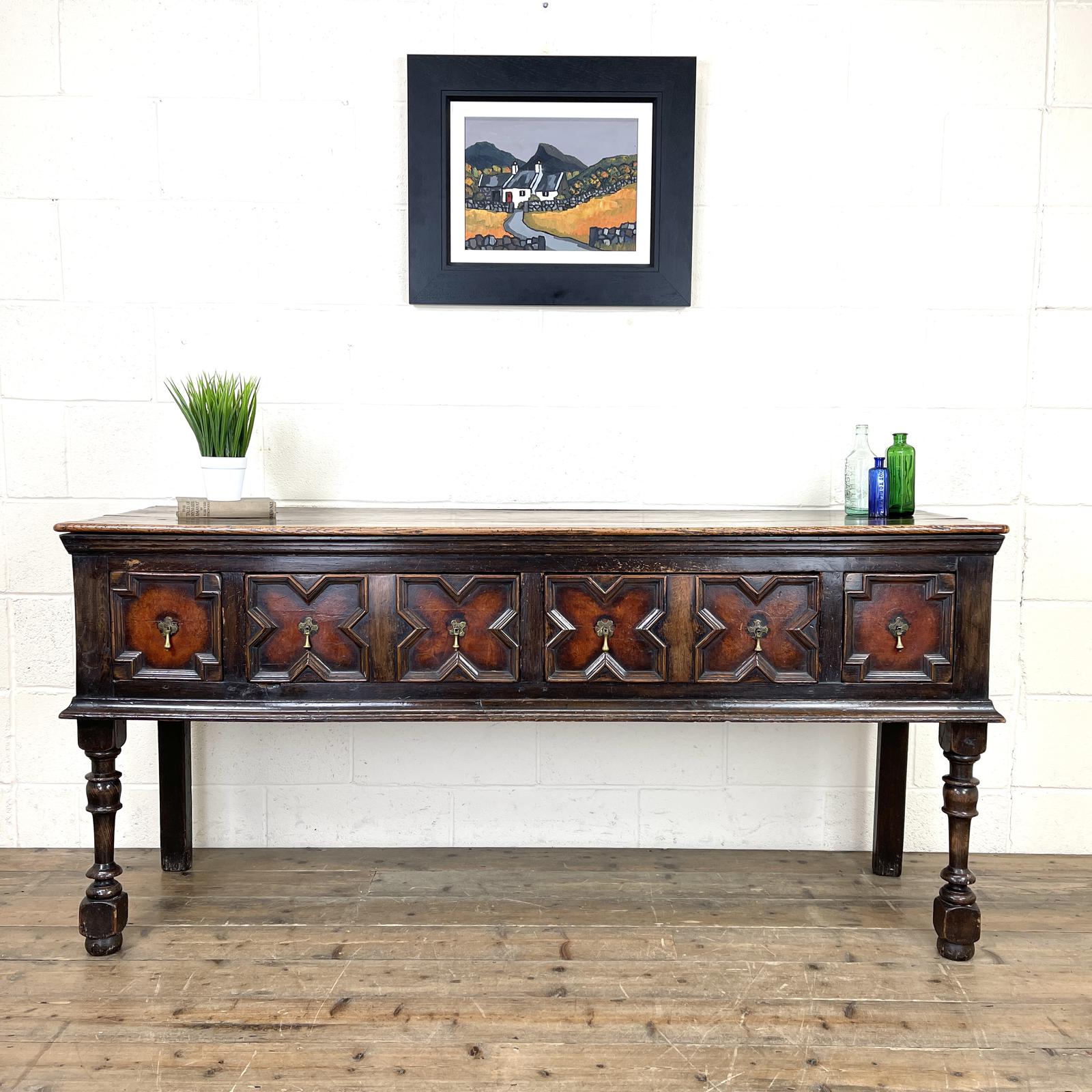 Antique 18th Century Geometric Dresser Base (1 of 10) Antique 18th Century Geometric Dresser Base (1 of 10)