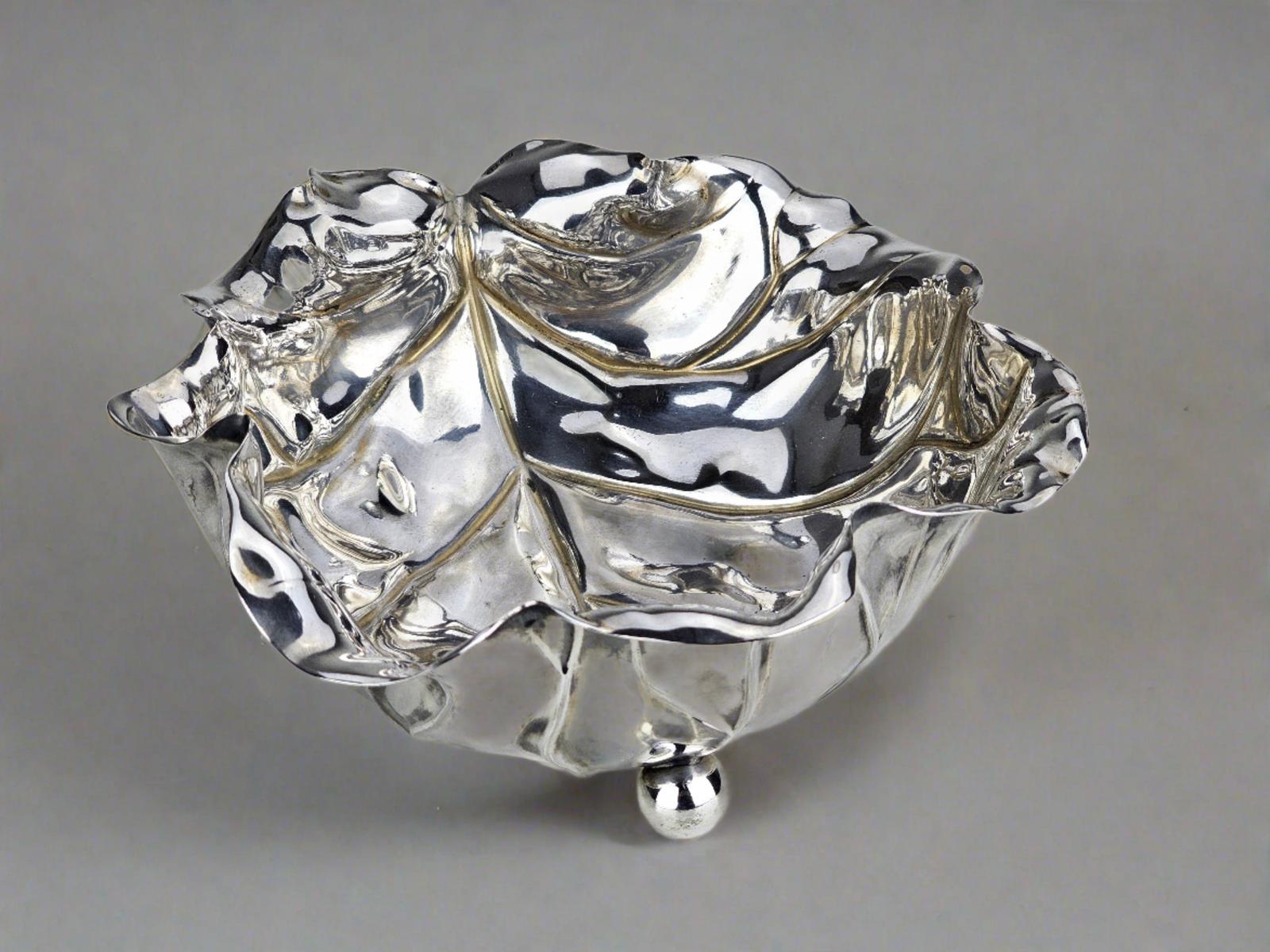 Centrepiece Lotus Leaf Bowl - Mid Century (1 of 13)