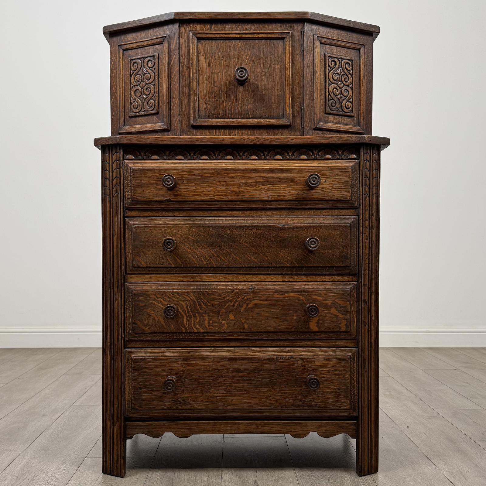 Antique 20th Century Edwardian Cupboard in Oak (1 of 12) Antique 20th Century Edwardian Cupboard in Oak (1 of 12)