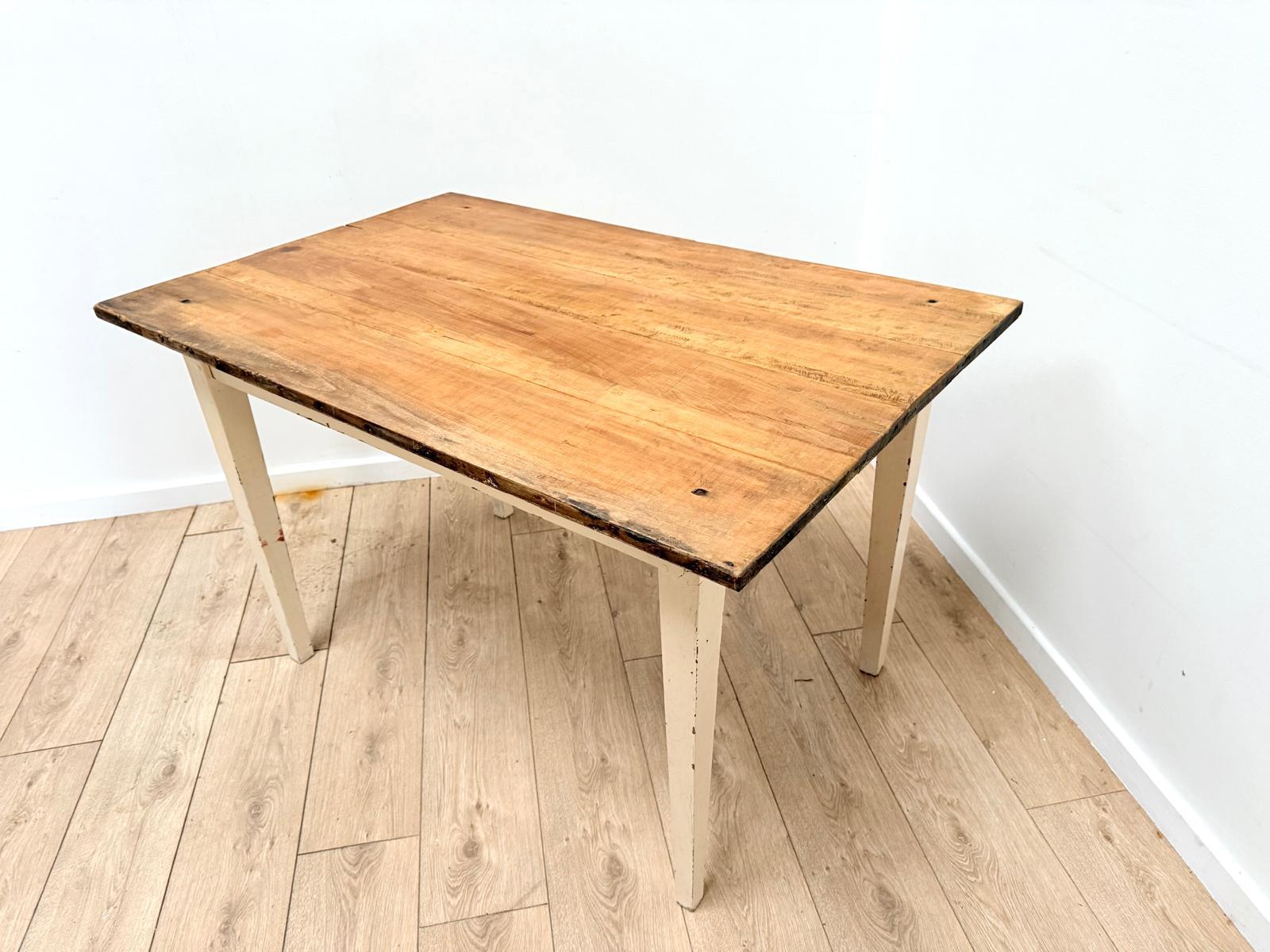 Vintage French Pine Farmhouse Table with a Drawer (1 of 17) Vintage French Pine Farmhouse Table with a Drawer (1 of 17)