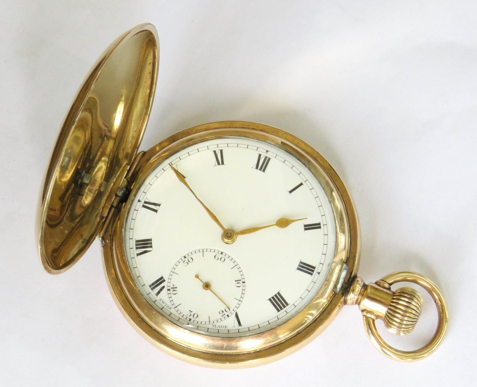 Pocket Watch: Antique Revue Full Hunter Pocket Watch (1 of 6)