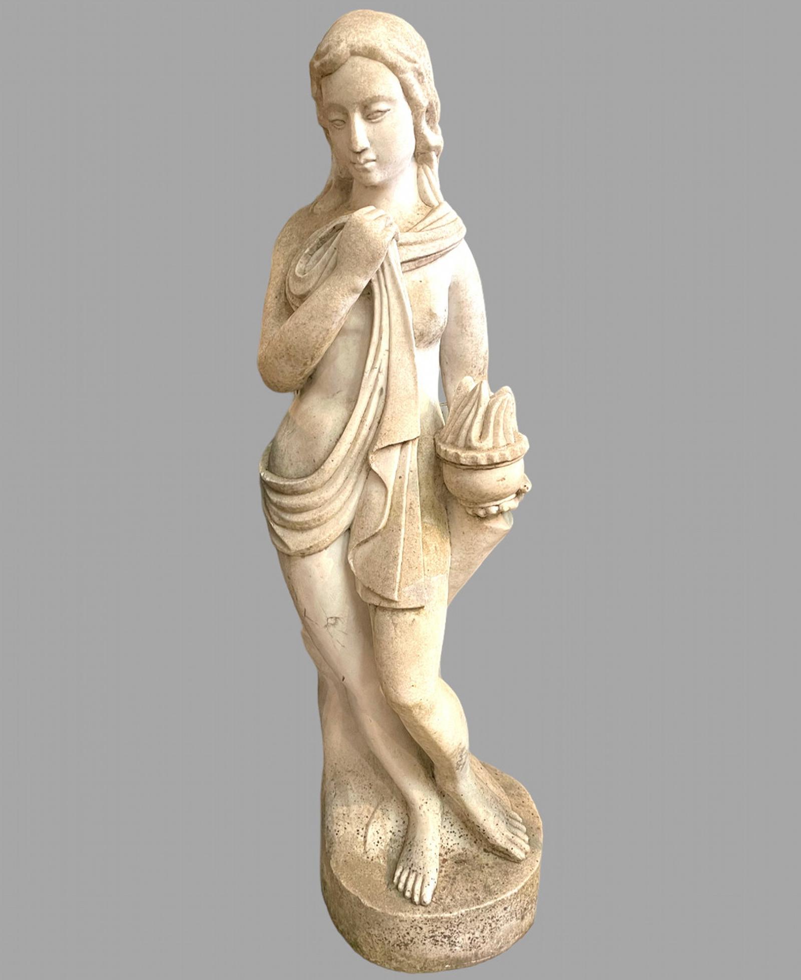 A 19th Century Sculpture of a Female (1 of 5)