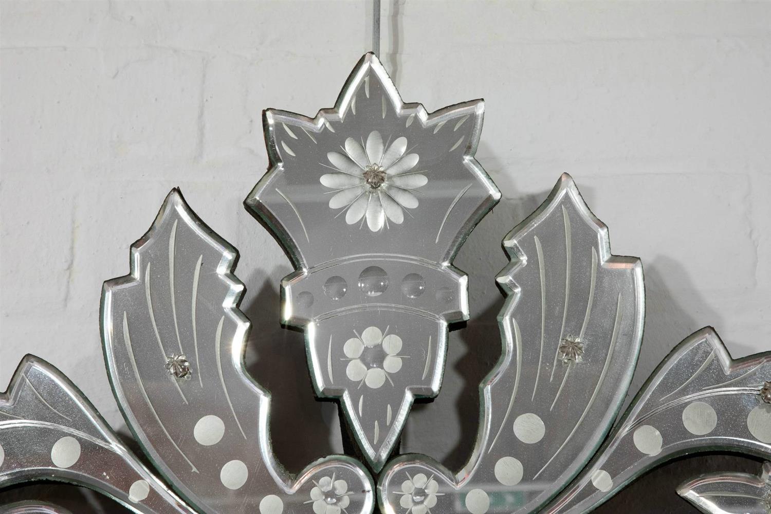 Venetian Crested Cushion Mirror (1 of 1) Venetian Crested Cushion Mirror (1 of 1)