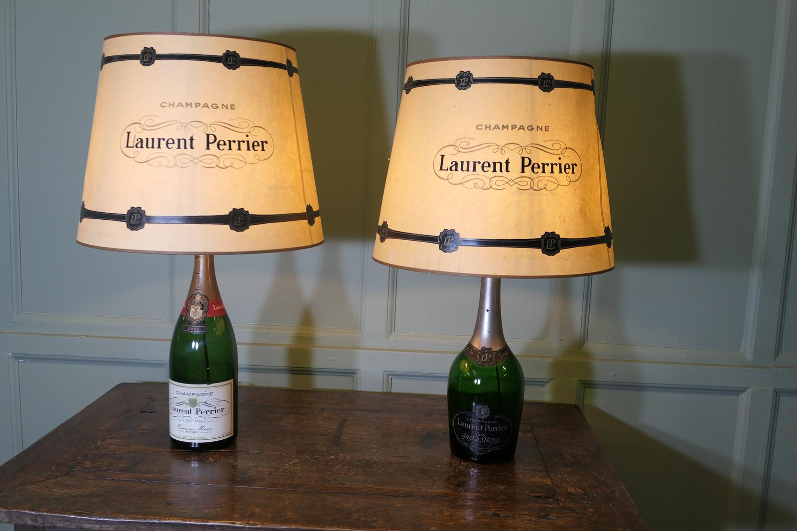 2 Laurent Perrier Exhibition Advertising Table Lamps (1 of 6)