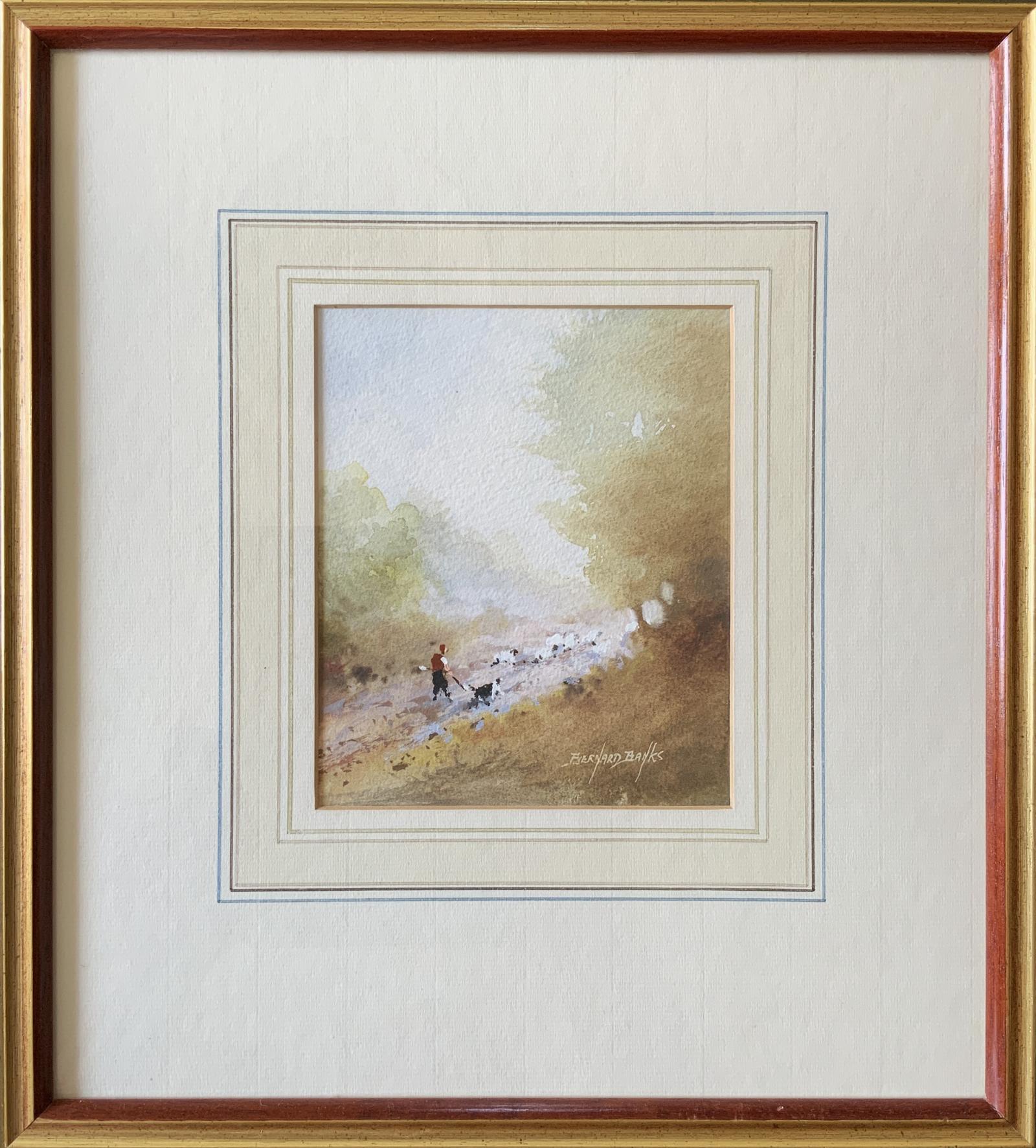 Sheepdog Impressionist Farming Landscape Watercolour Painting (3of4) (1 of 7) Sheepdog Impressionist Farming Landscape Watercolour Painting (3of4) (1 of 7)