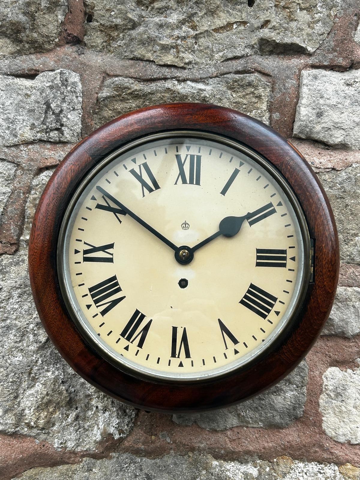 Vintage Drop Dial Clock - Fusee Movement (1 of 10) Vintage Drop Dial Clock - Fusee Movement (1 of 10)