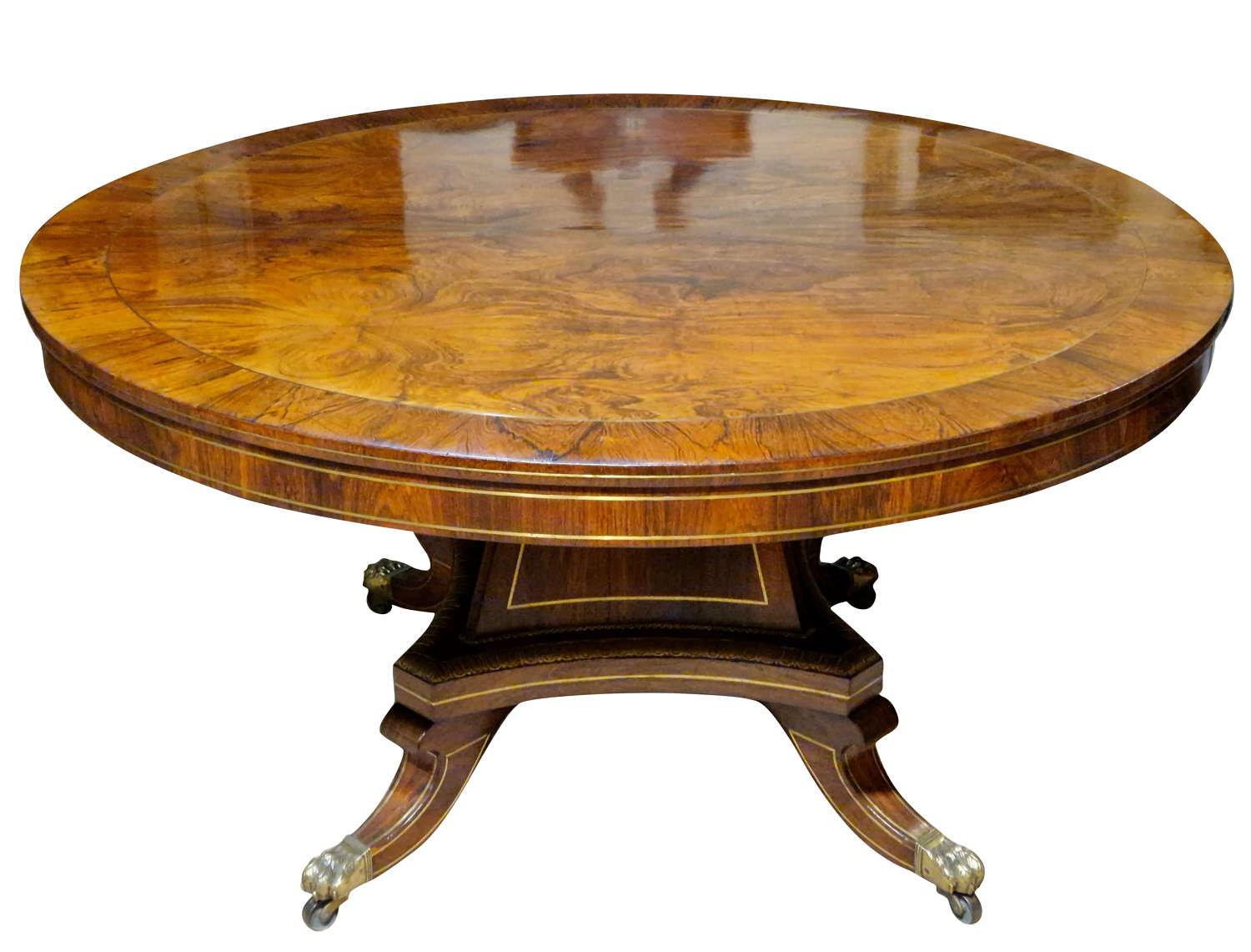 English Regency Centre Table (1 of 5)