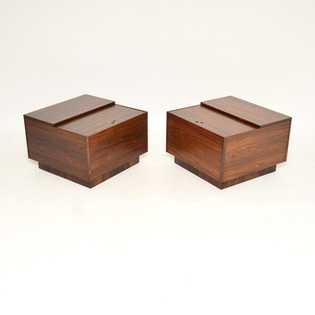 Pair of Swedish Vintage Rosewood Coffee / Side Tables (1 of 13) Pair of Swedish Vintage Rosewood Coffee / Side Tables (1 of 13)