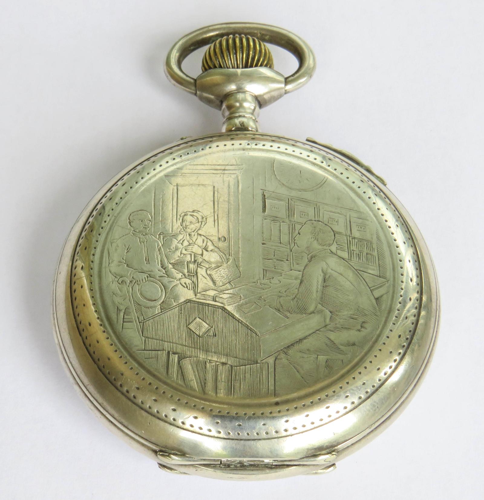 Pocket Watch: Unusual Antique Goliath Pocket Watch (1 of 7)