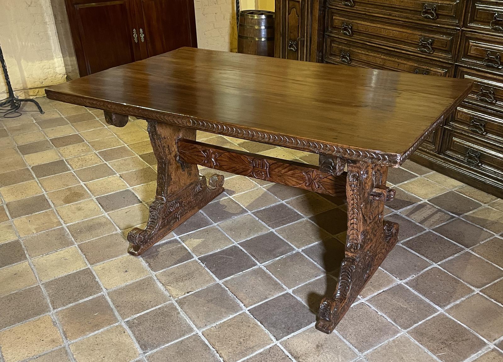 16th Century Italian Renaissance Walnut Table - Florence (1 of 15)