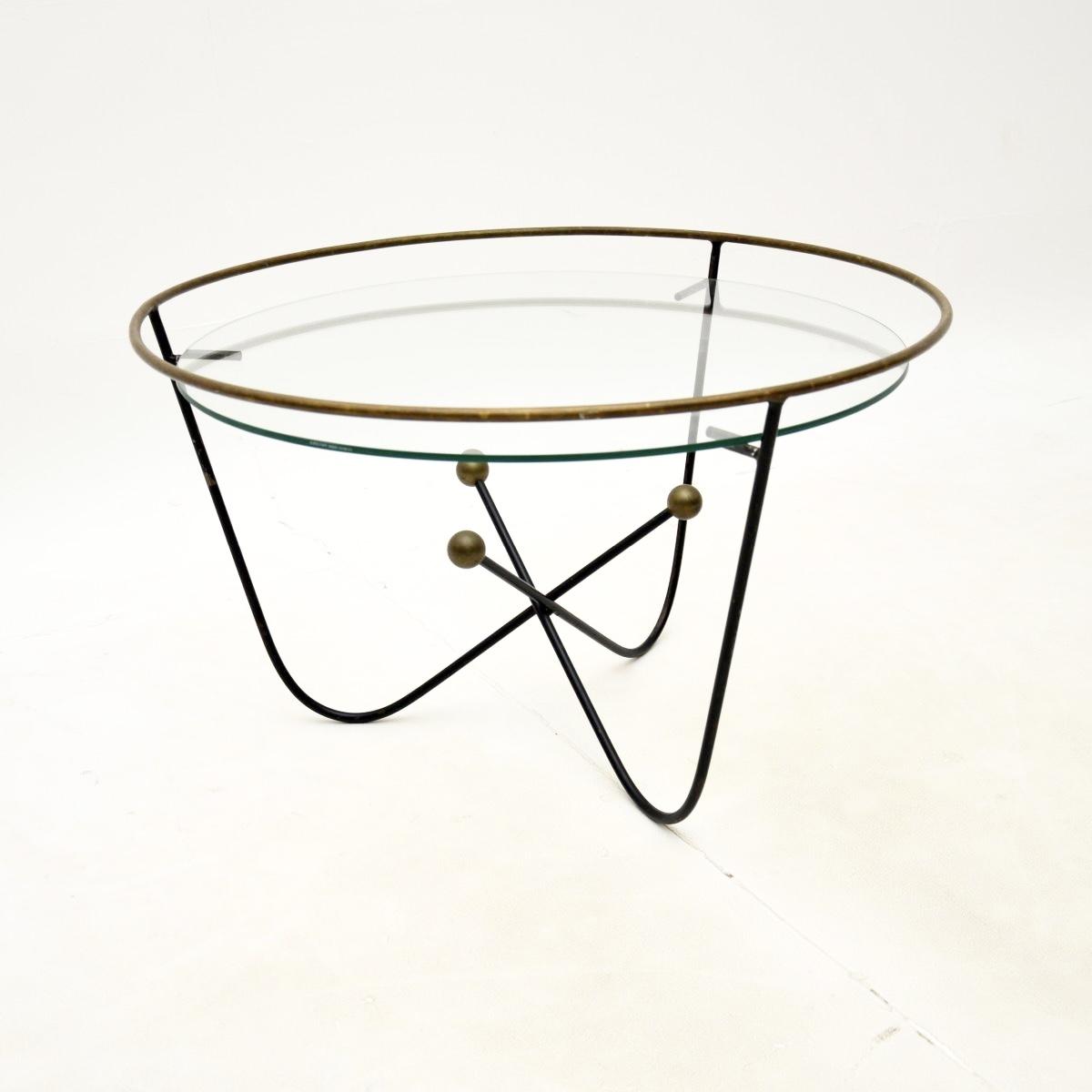 Vintage Steel & Brass Coffee Table by Edward Ihnatowicz (1 of 8) Vintage Steel & Brass Coffee Table by Edward Ihnatowicz (1 of 8)