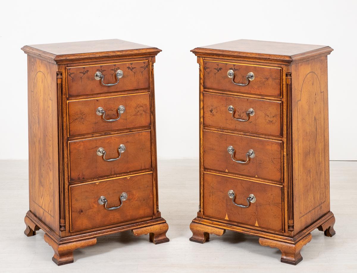 Pair of Yew Wood Oyster Chests (1 of 10) Pair of Yew Wood Oyster Chests (1 of 10)