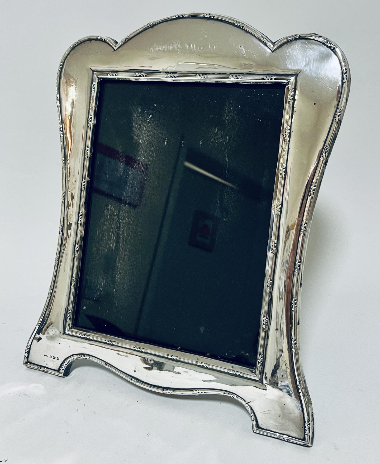 Large Edwardian Silver Photo Frame (1 of 9)