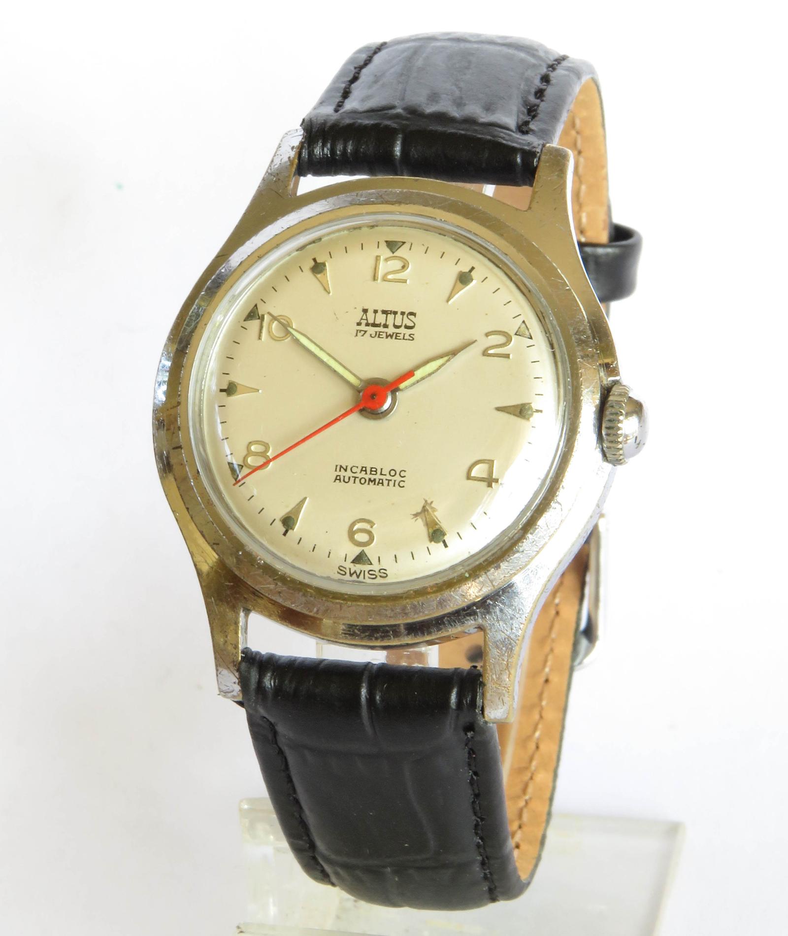 Watch : Gents 1950s Altus Wrist Watch (1 of 5)