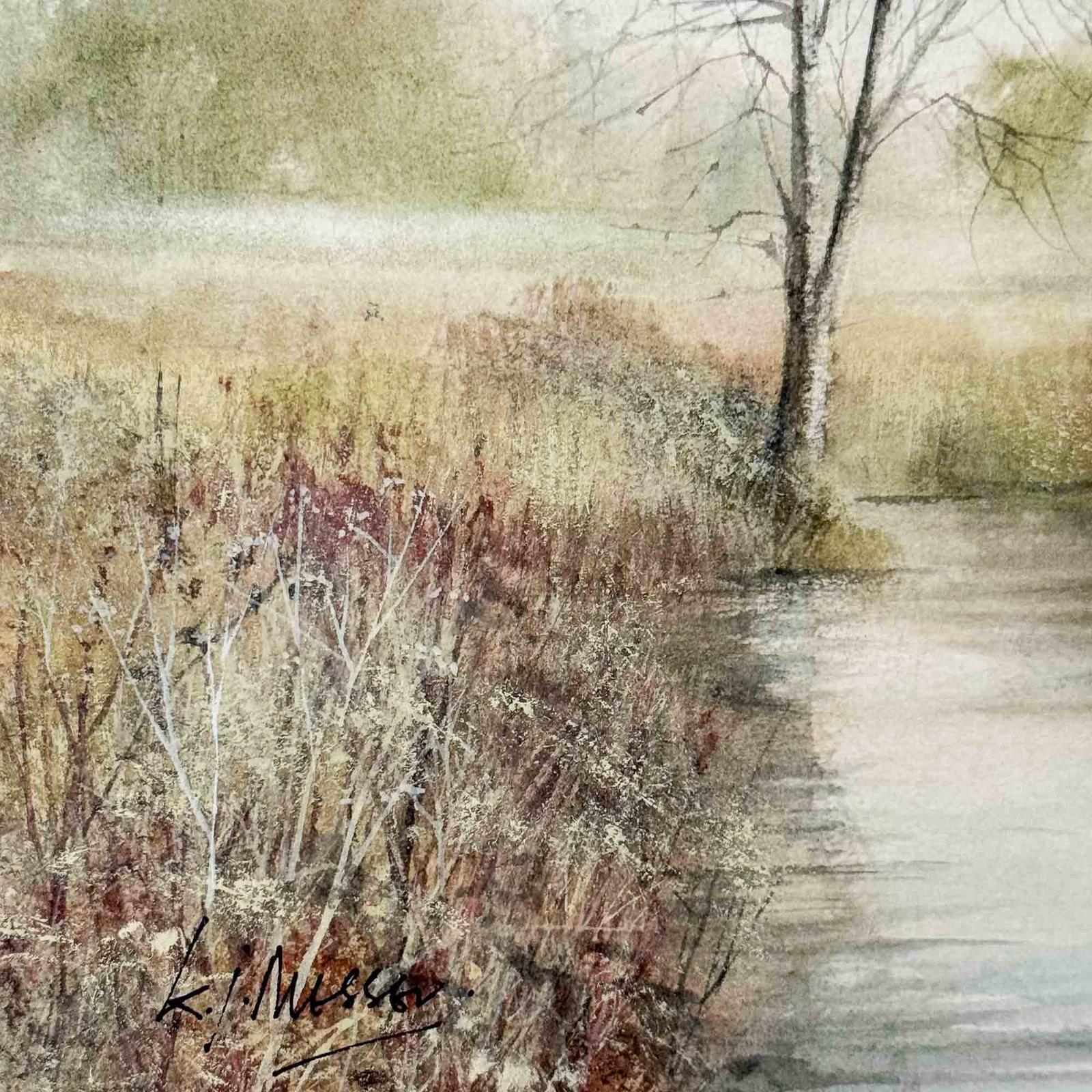 Be the first to review “Watercolour River Scene by Ken Messer” Cancel reply