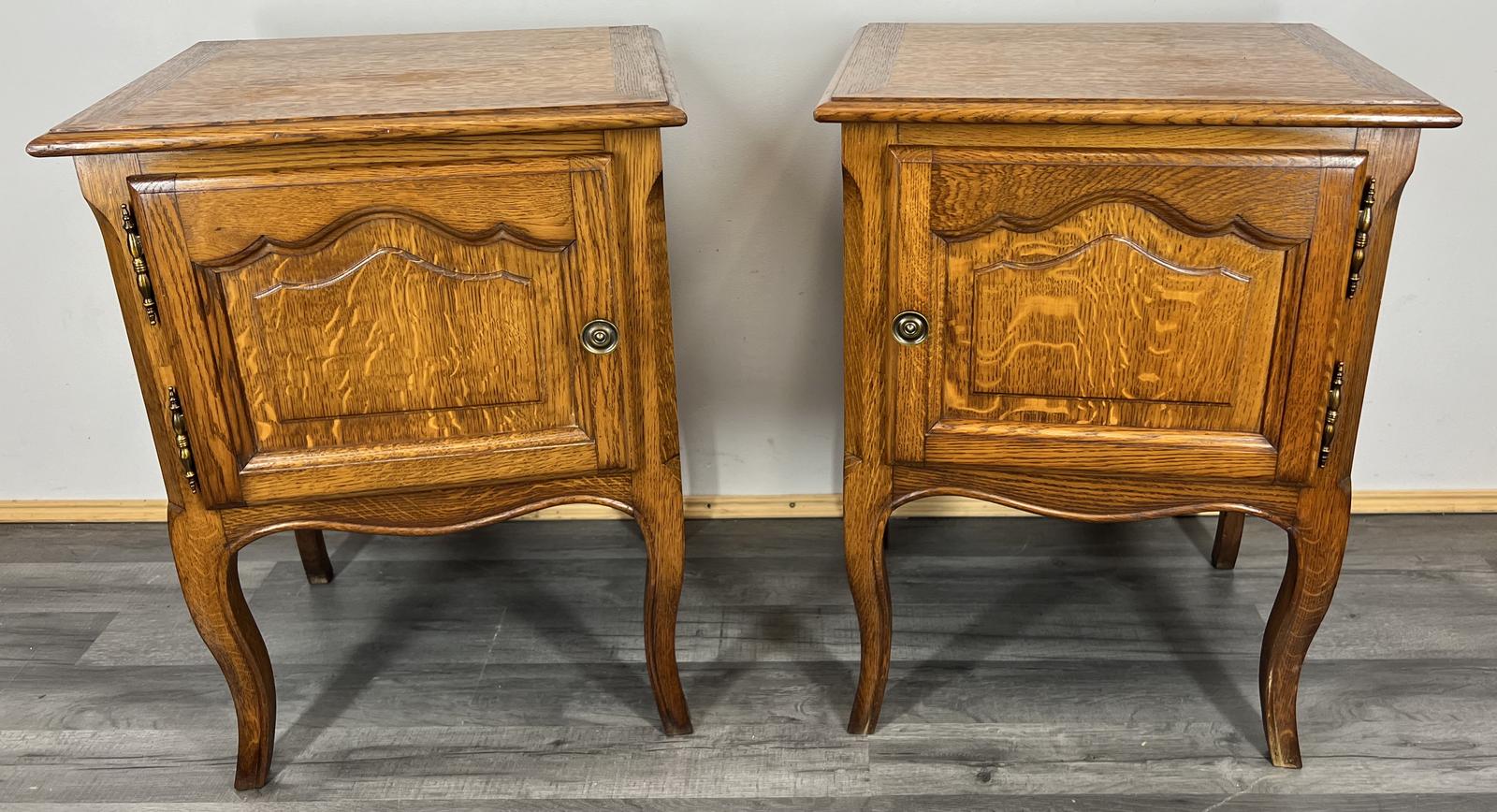 Amazing Pair of French Bedside Tables / Cupboards / Cabinets (1 of 9)