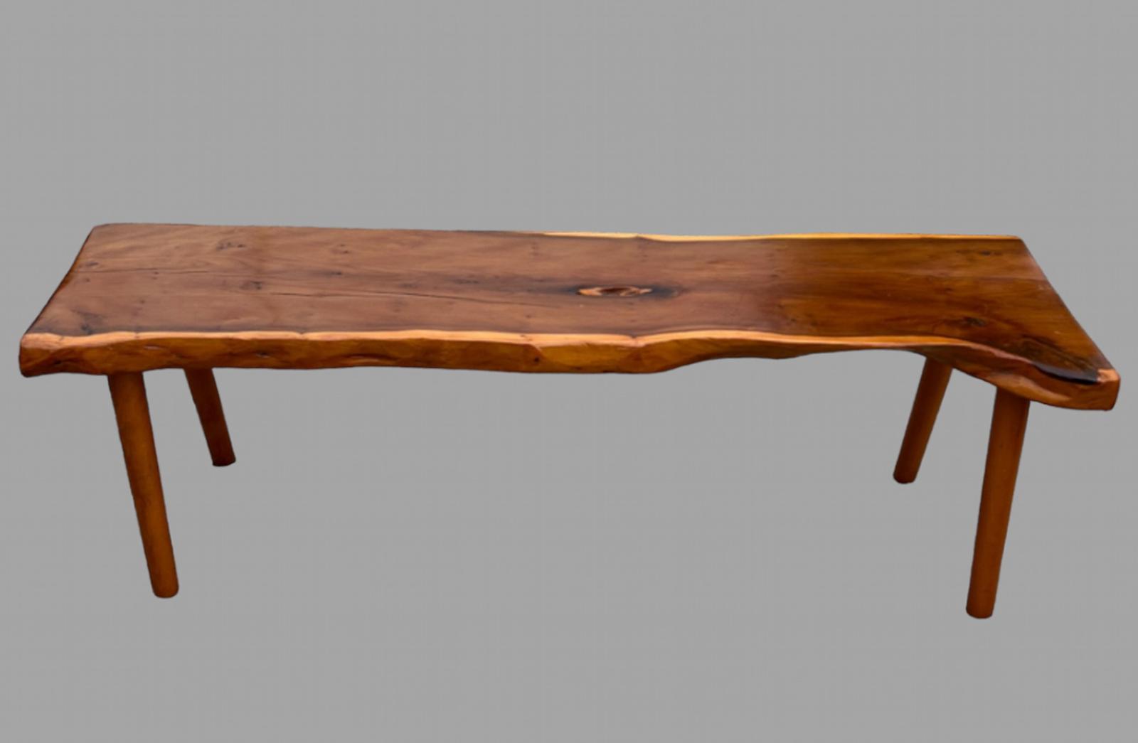 An Interesting c.1950s Yew Coffee Table (1 of 8)