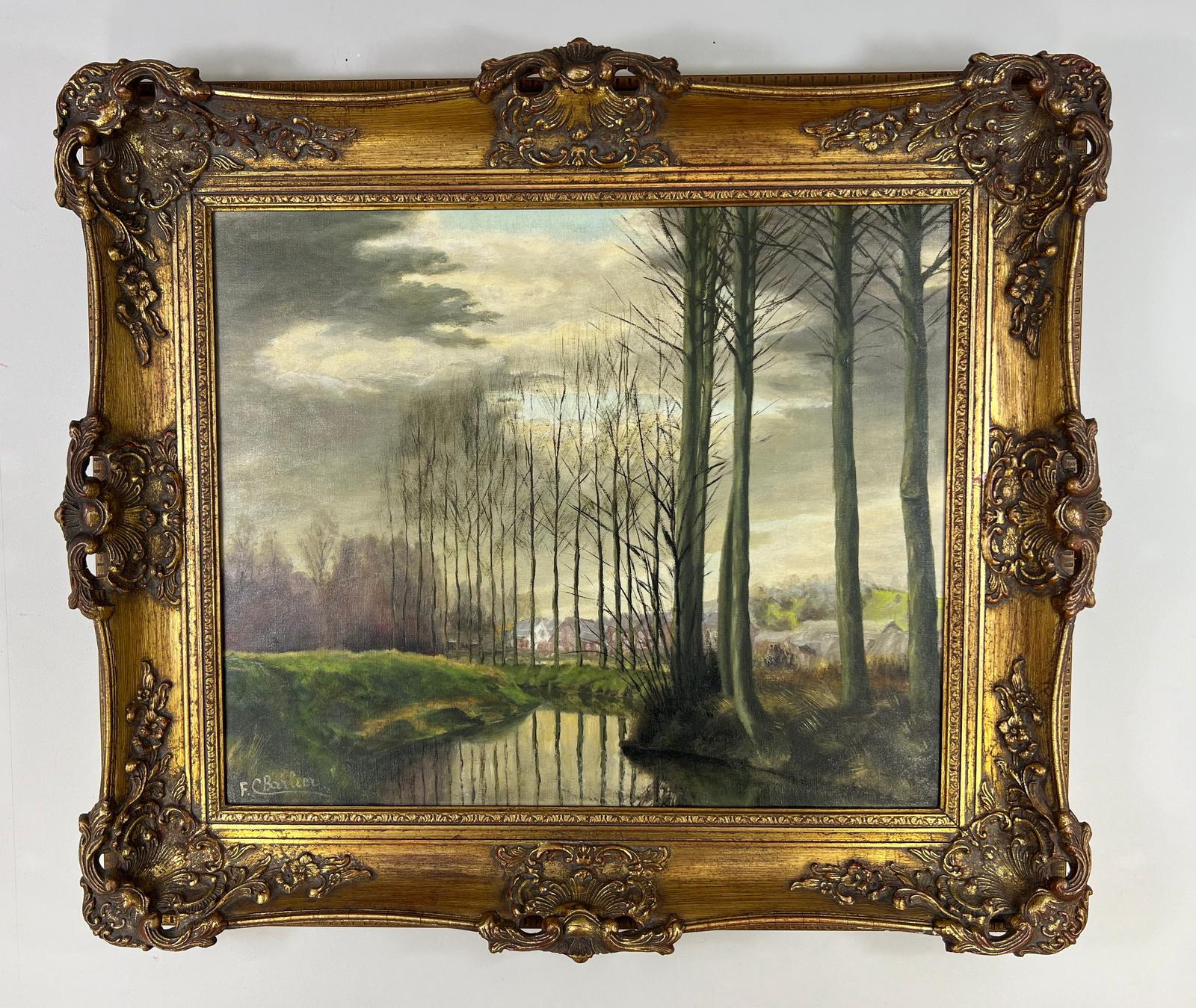 Vintage Oil Painting in Frame (1 of 10)