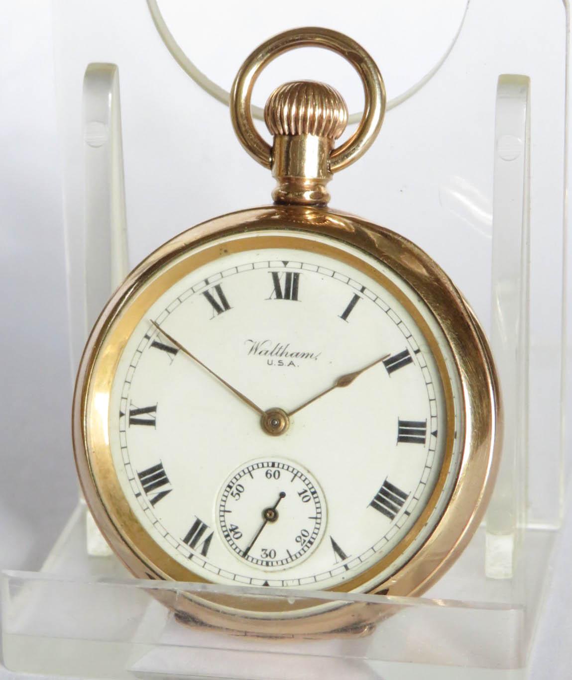 Pocket Watch: Small Antique Waltham Fob Watch 1908 (1 of 4)
