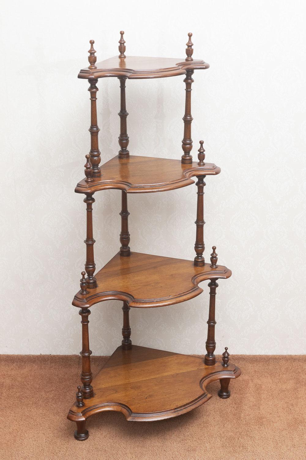 Very Pretty Victorian Walnut Corner Wot-not (1 of 6) Very Pretty Victorian Walnut Corner Wot-not (1 of 6)