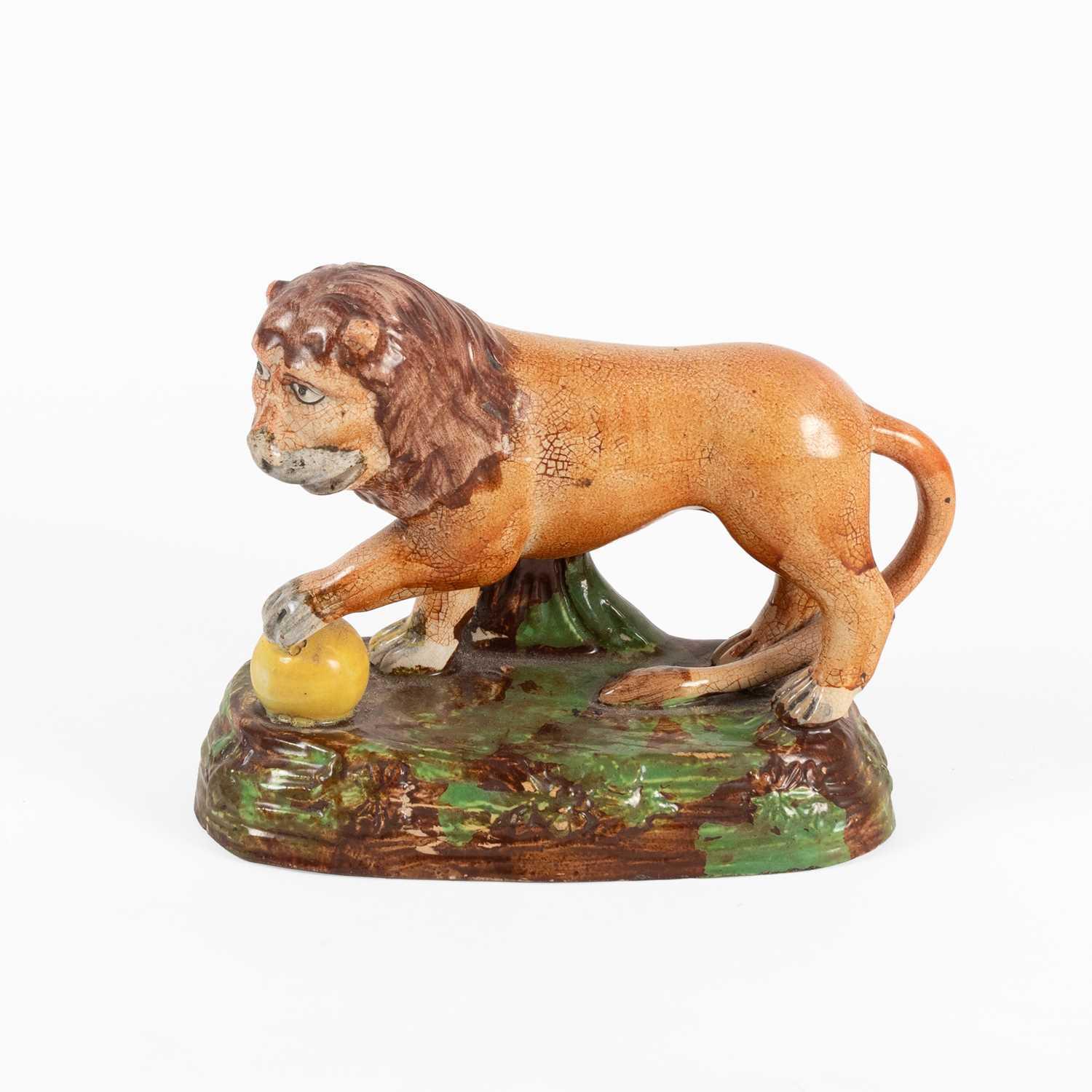 Staffordshire Pearlware Medici Lion (1 of 10) Staffordshire Pearlware Medici Lion (1 of 10)