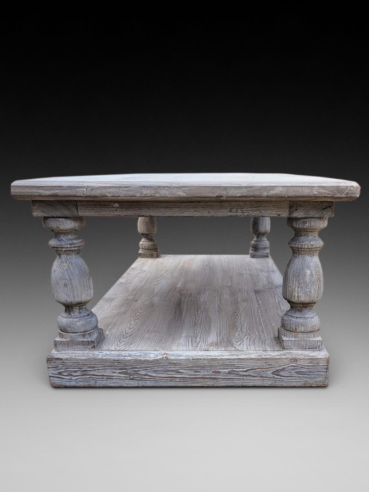 Sand Blasted Oak Coffee Table (1 of 3) Sand Blasted Oak Coffee Table (1 of 3)