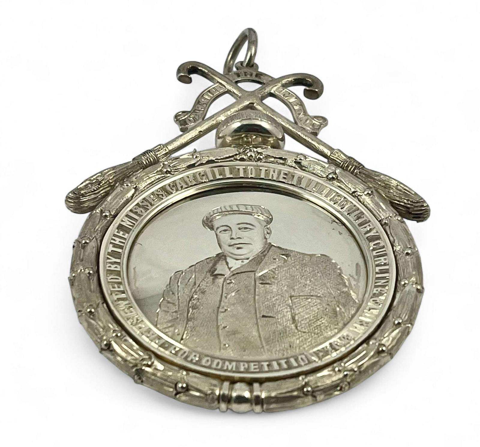 Edwardian Antique Silver Curling “Cargill” Medal, David McGregor, Perth 1902 (1 of 13) Edwardian Antique Silver Curling “Cargill” Medal, David McGregor, Perth 1902 (1 of 13)