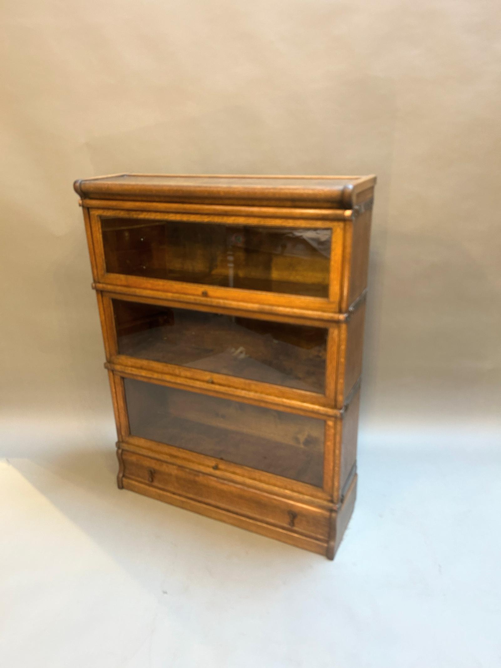Globe Wernicke Oak Bookcase (1 of 7)
