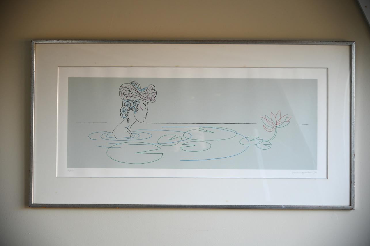 Contemporary Lithograph - Lily Pond (1 of 6)