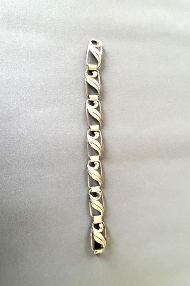 Danish Silver Panel Link Floral Bracelet (1 of 6) Danish Silver Panel Link Floral Bracelet (1 of 6)