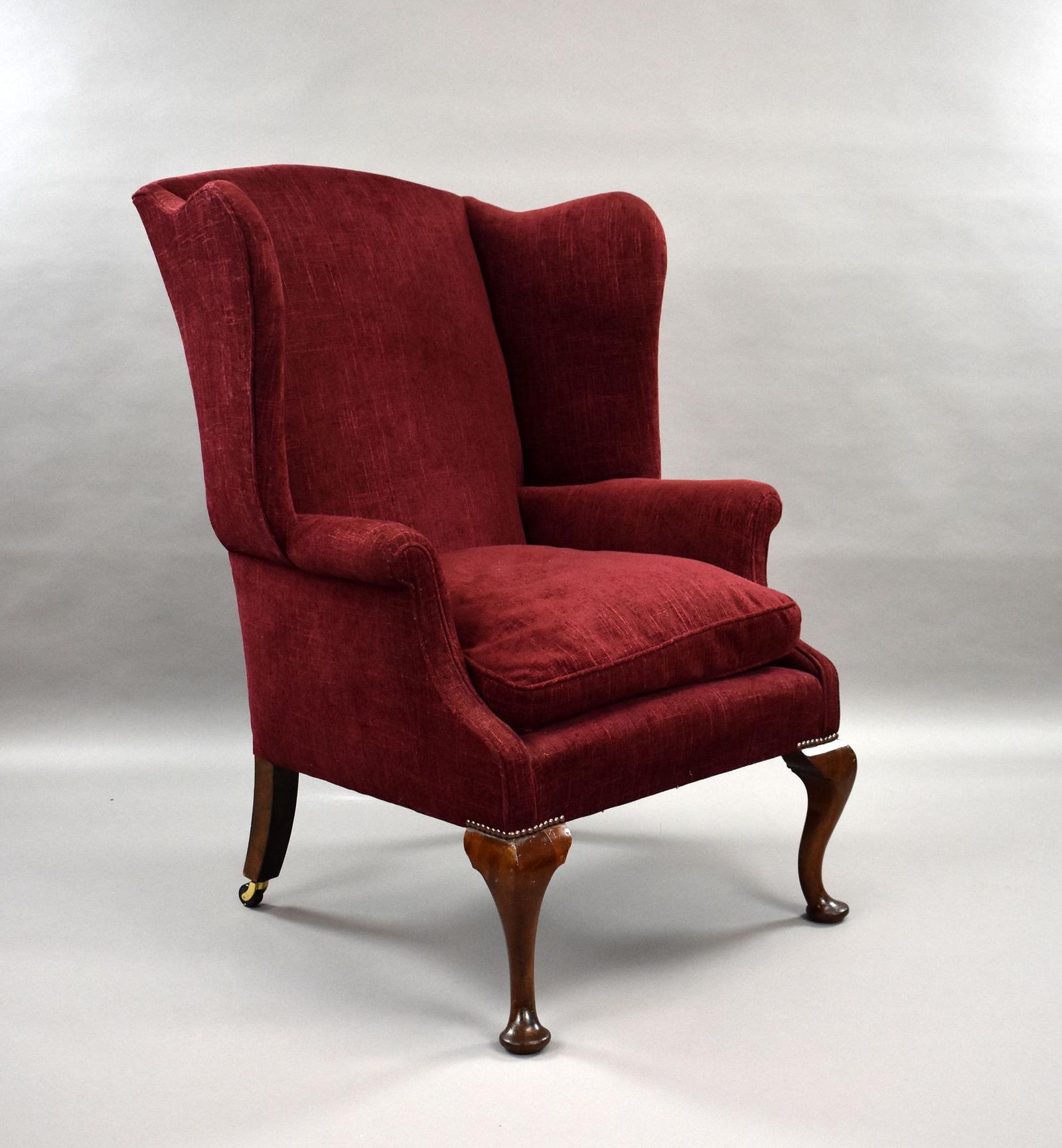 Wing Back Armchair c.1930 (1 of 8)