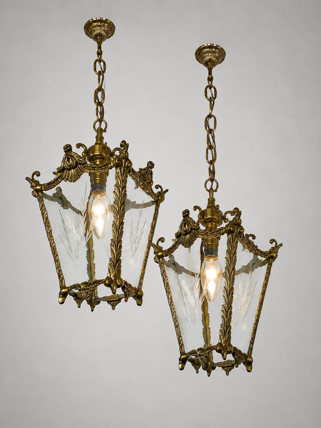 French Mid 20th Century Ceiling Lights - main image