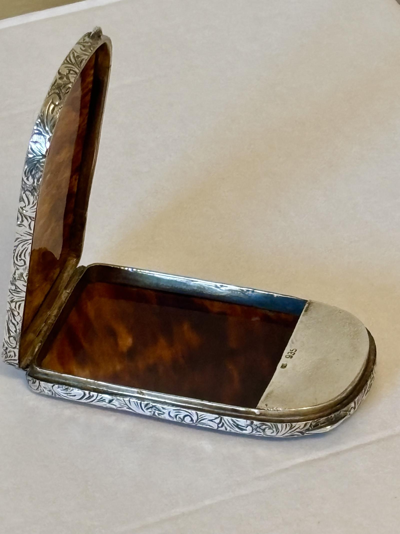 Austrian Silver 935 & Faux Tortoiseshell Needle Case c.1940 (1 of 14) Austrian Silver 935 & Faux Tortoiseshell Needle Case c.1940 (1 of 14)