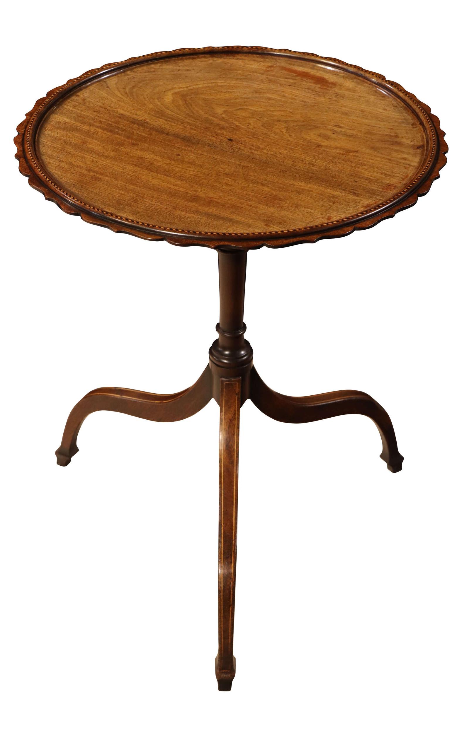 Early 19th Century Regency Mahogany Wine Table with Pie Crust Top, c.1810–1820 (1 of 3) Early 19th Century Regency Mahogany Wine Table with Pie Crust Top, c.1810–1820 (1 of 3)