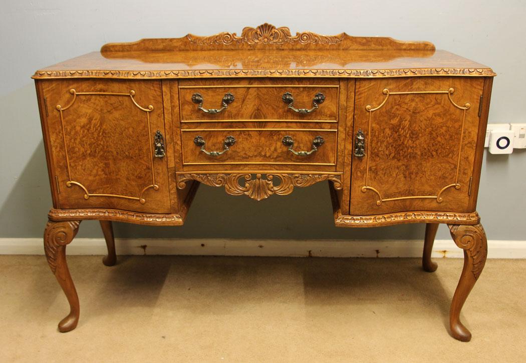 Small Burr Walnut Sideboard Server (1 of 12)