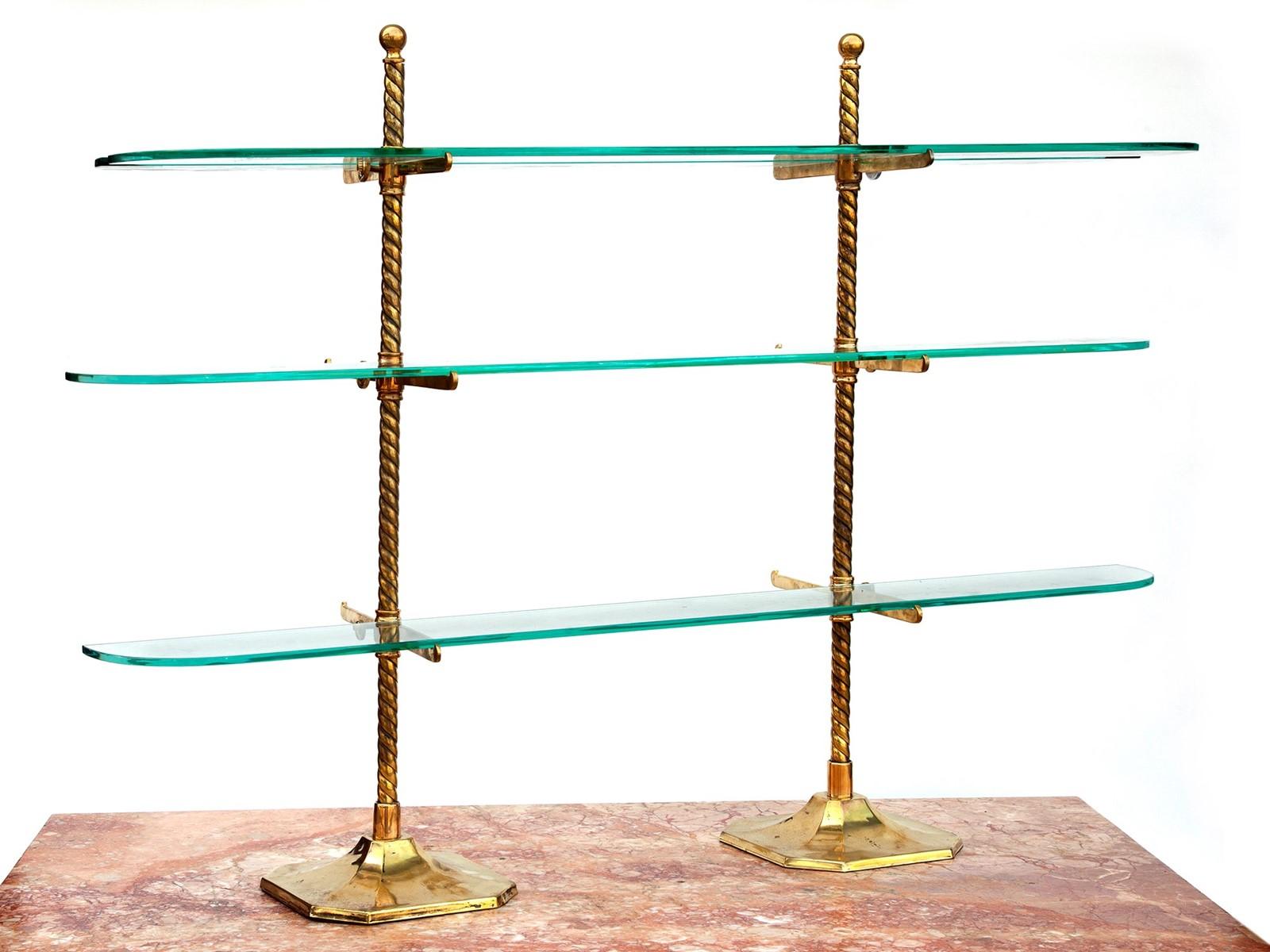 Vintage Brass Display Shelf Rack (1 of 12)