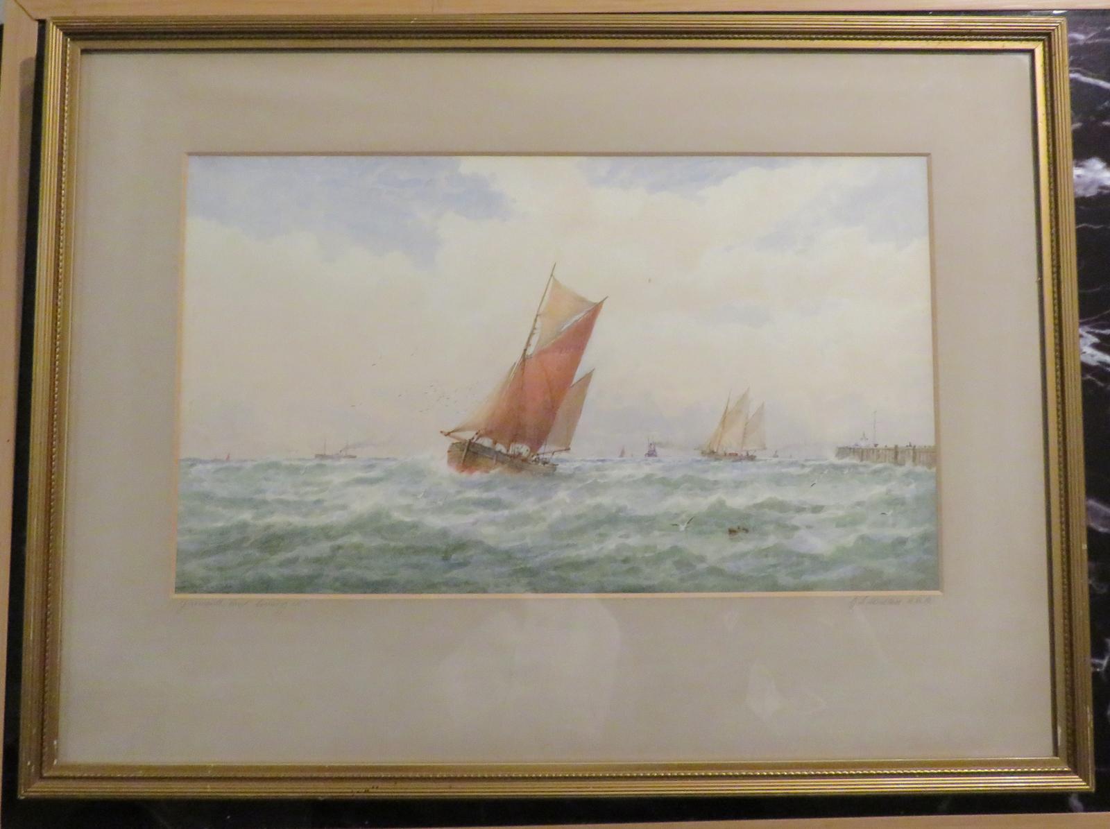 Fine Watercolour by George Stanfield Walters 1838-1924 No2 (1 of 3)