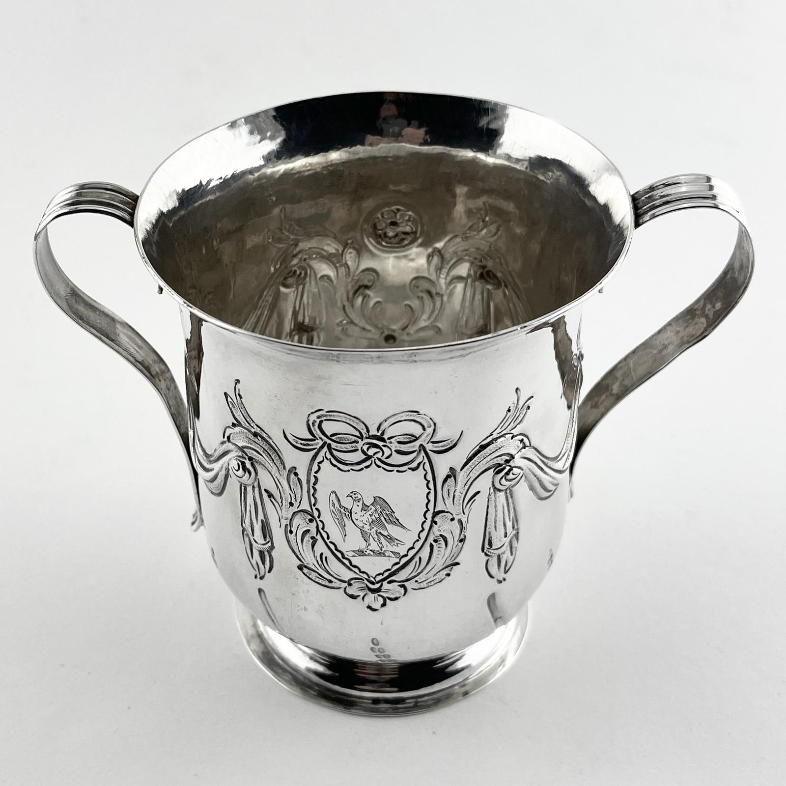 Georgian Sterling Silver Two Handle Christening Cup (1 of 6)